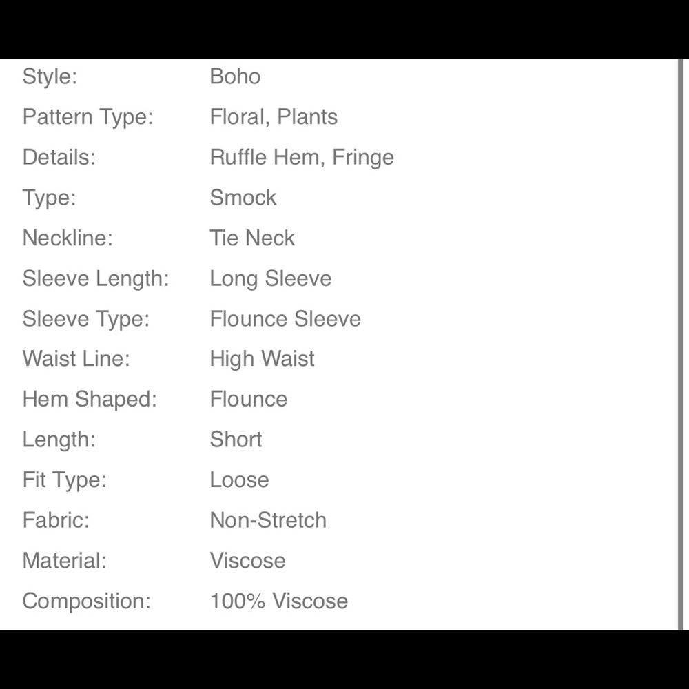 Boho paisley print Dress - Picture 9 of 9